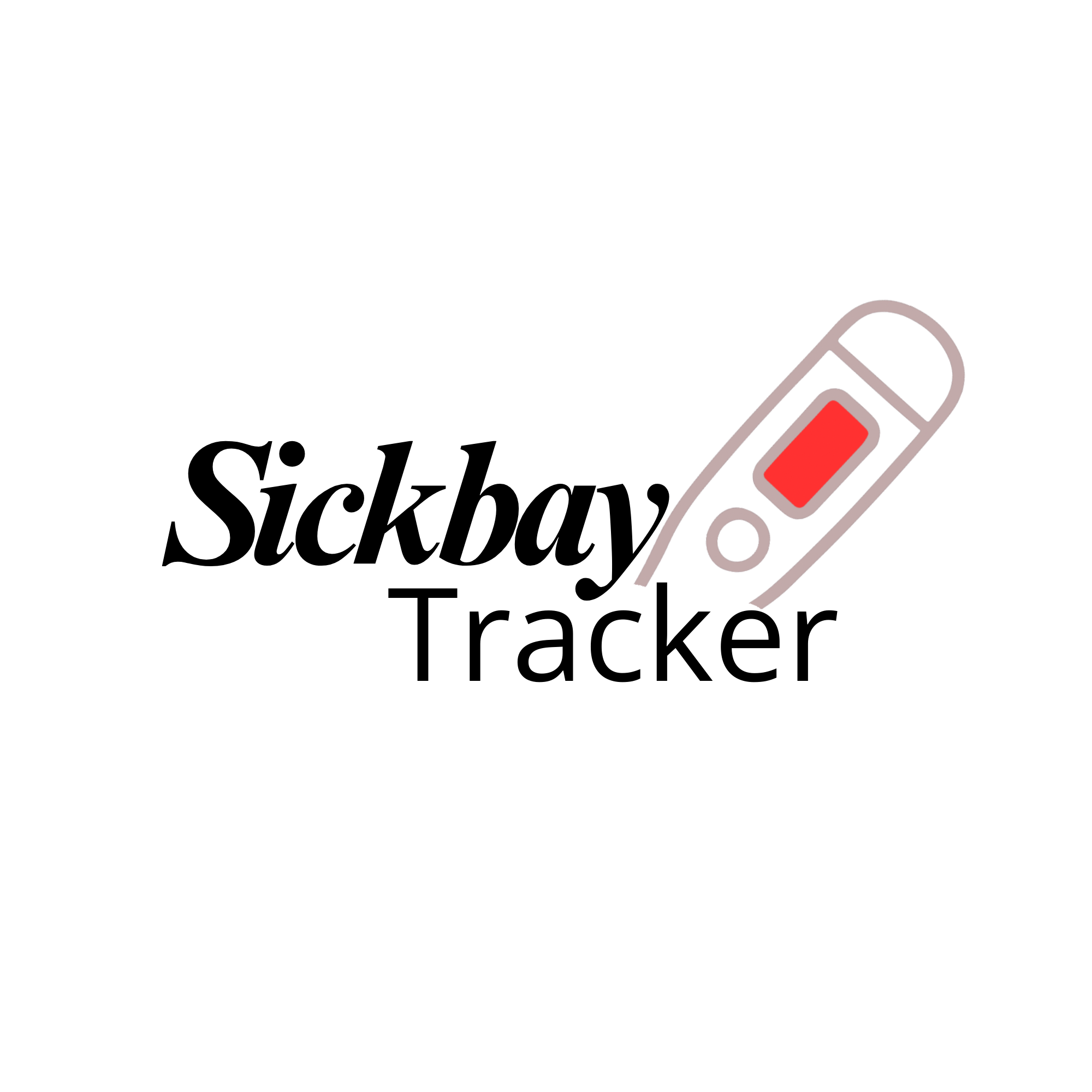 Sickbay Tracker app mockup – an illness and medication timeline